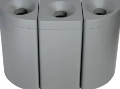 PROBBAX Collecteur acier 40 L gris Outlet