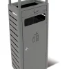 PROBBAX Collecteur avec cendrier acier 25x30x96 cm Clearance