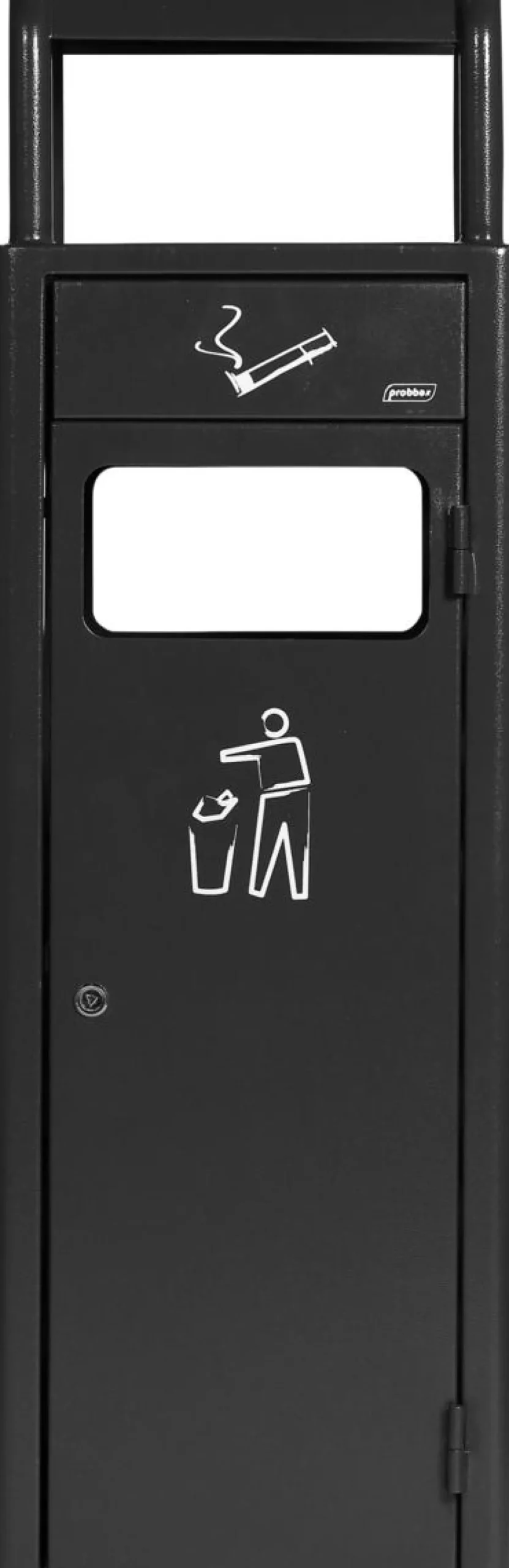 PROBBAX Collecteur avec cendrier acier 25x30x96 cm Clearance