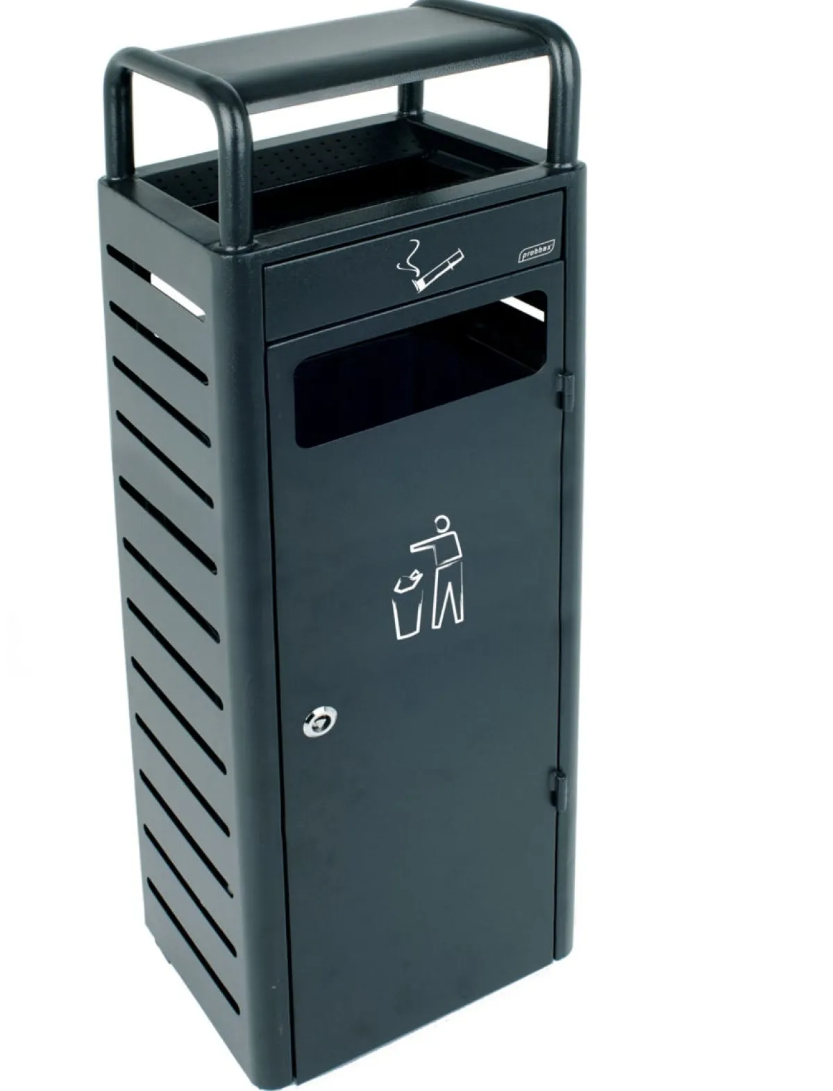 PROBBAX Collecteur avec cendrier acier 25x30x96 cm Clearance