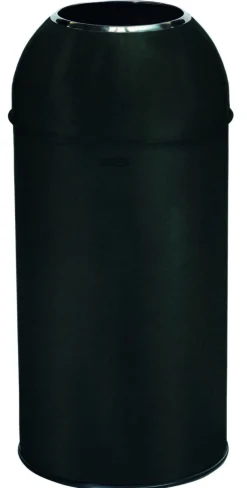 PROBBAX Collecteur dôme métal 40 L noir mat Sale