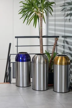 Collecteur inox 40 L bleu - PROBBAX