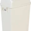 Collecteur mural avec couvercle basculant plastique 20 L blanc - PROBBAX Outlet