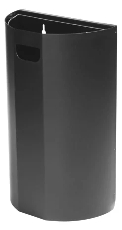 Collecteur mural demi-lune acier 40 L gris anthracite - PROBBAX Clearance