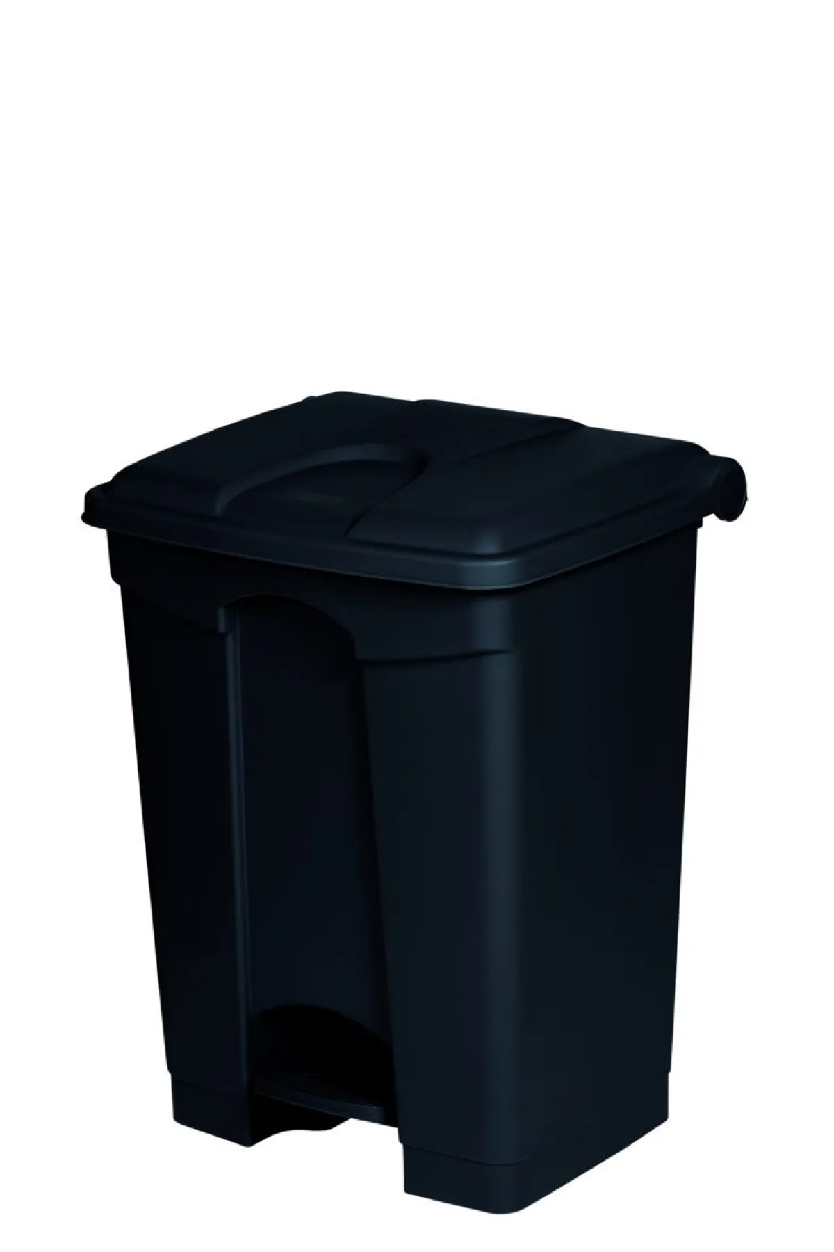 Collecteur à pédale antibactérien et antimicrobien plastique 70 L noir - PROBBAX Sale