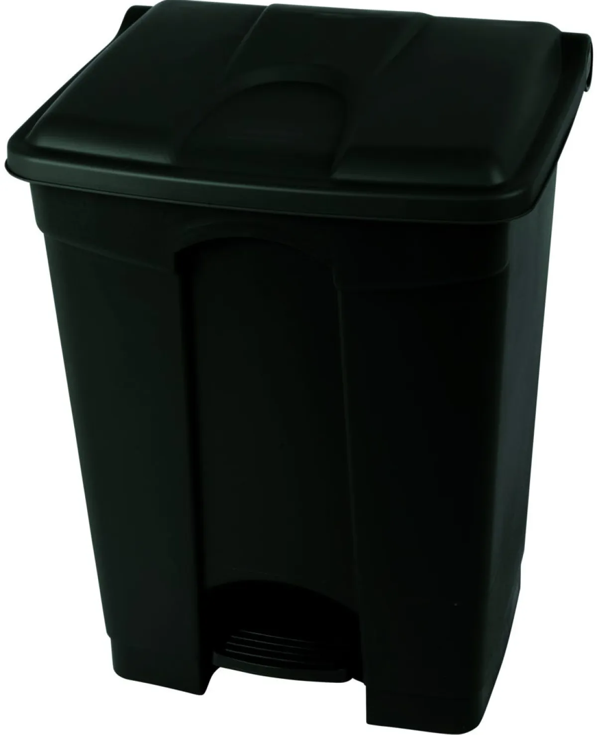 Collecteur à pédale antibactérien et antimicrobien plastique 70 L noir - PROBBAX Sale