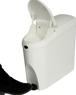 PROBBAX Collecteur à pédale hygiène féminine plastique 20 L blanc Online