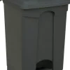 Collecteur à pédale plastique 45 L gris - PROBBAX Hot