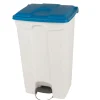 PROBBAX Collecteur à pédale plastique 90 L bleu Best