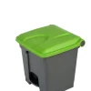 PROBBAX Collecteur à pédale plastique 30 L gris Hot