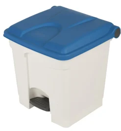 PROBBAX Collecteur à pédale plastique 30 L blanc Outlet