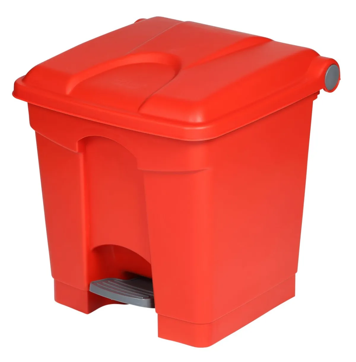 Collecteur à pédale plastique 30 L rouge - PROBBAX Sale