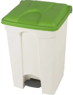PROBBAX Collecteur à pédale plastique 45 L vert Discount