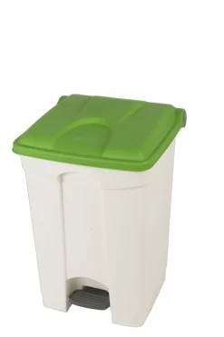 PROBBAX Collecteur à pédale plastique 45 L vert Discount