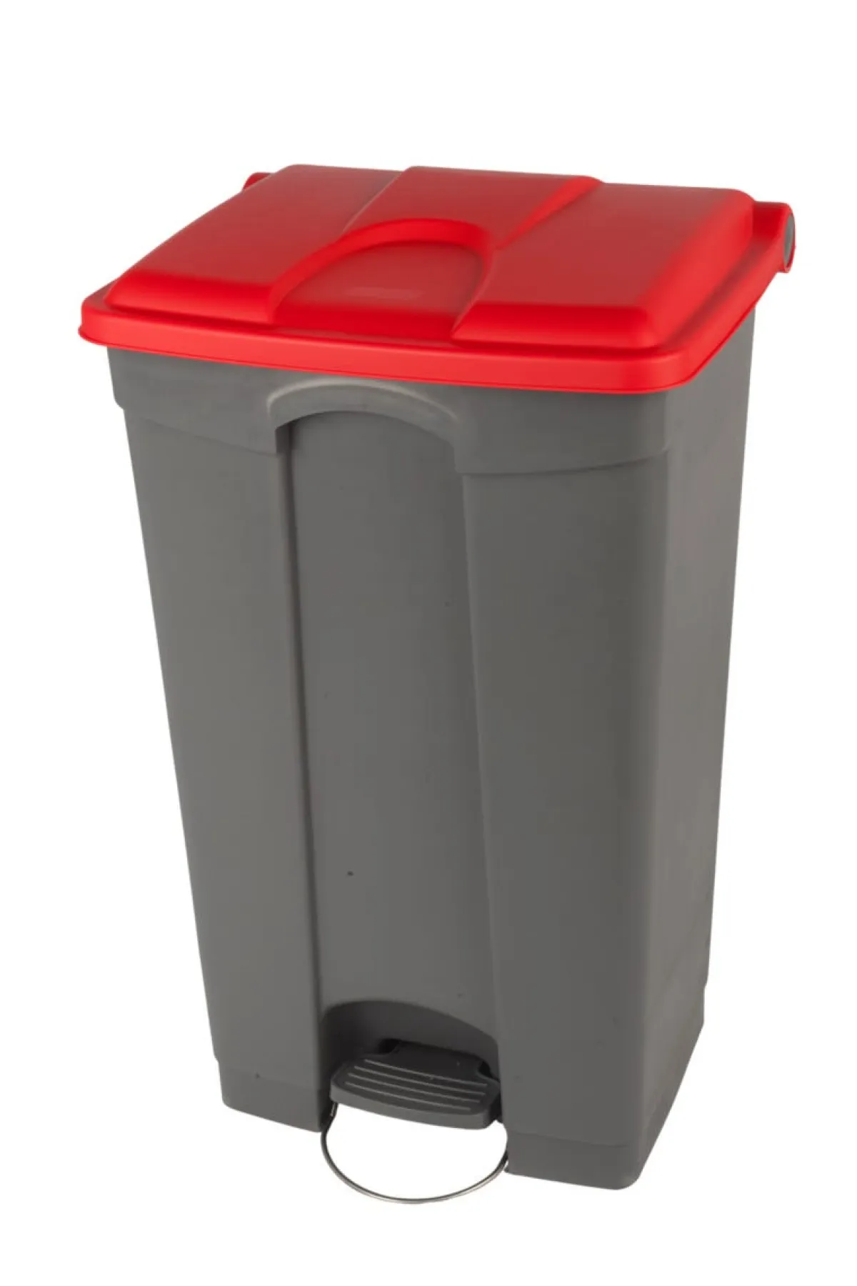 Collecteur à pédale plastique 90 L gris - PROBBAX Online