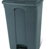 PROBBAX Collecteur à pédale plastique 90 L gris Best