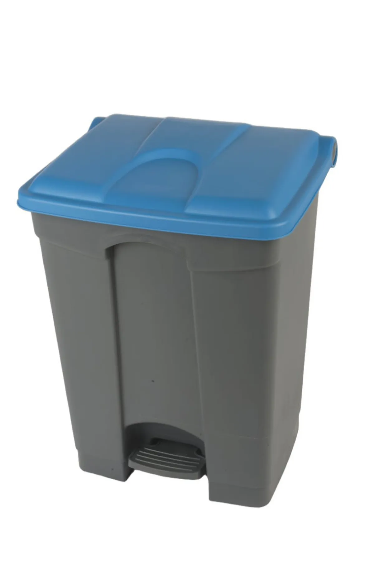 Collecteur à pédale plastique 70 L gris - PROBBAX Online