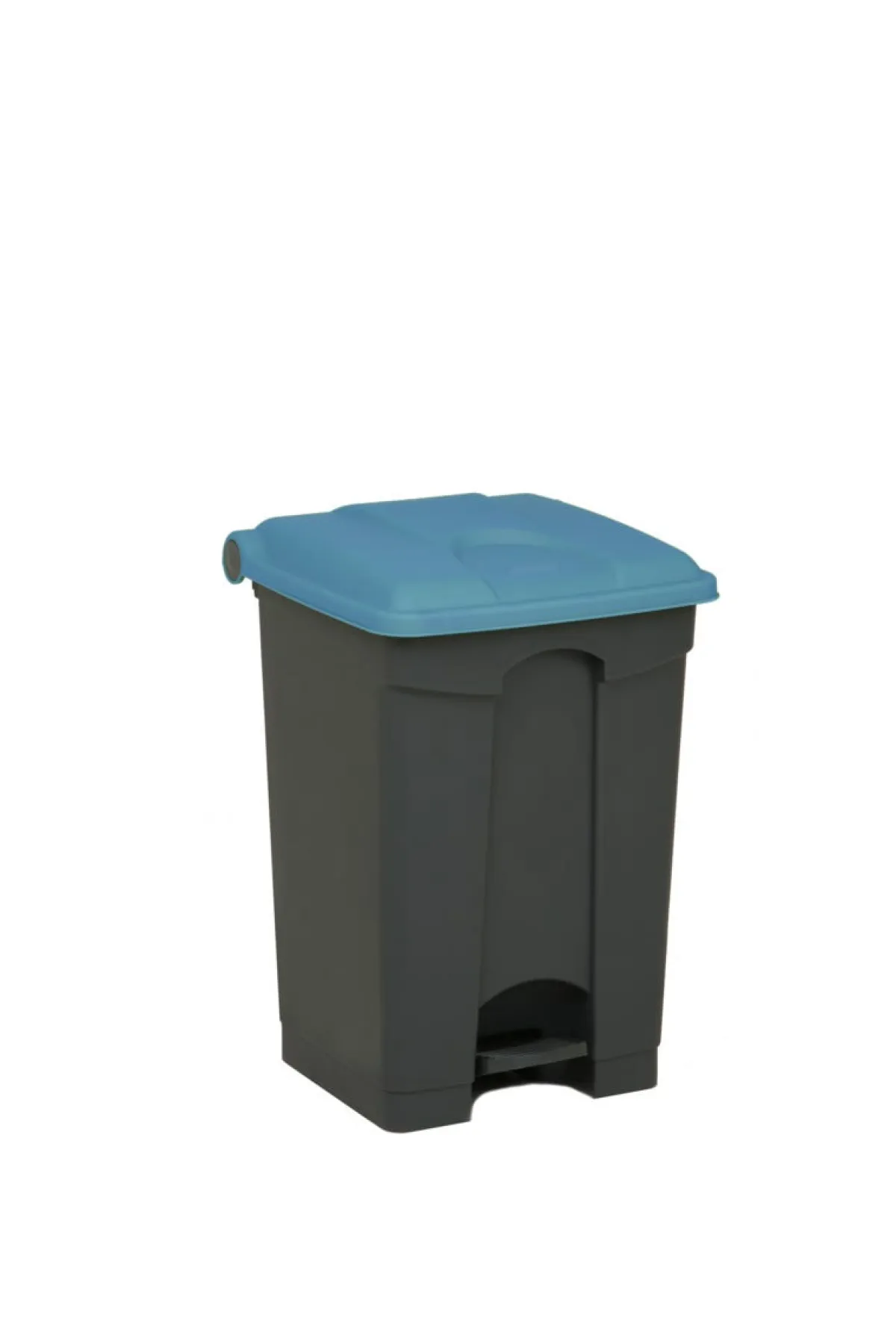Collecteur à pédale plastique 45 L gris - PROBBAX