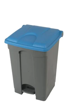 Collecteur à pédale plastique 45 L gris - PROBBAX