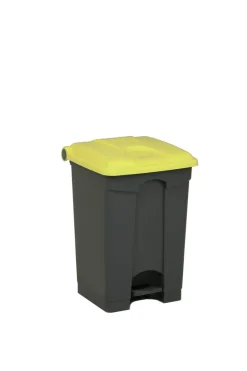PROBBAX Collecteur à pédale plastique 45 L gris Online