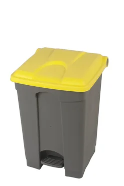PROBBAX Collecteur à pédale plastique 45 L gris Online