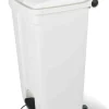 Collecteur à pédale plastique 90 L blanc - PROBBAX Clearance