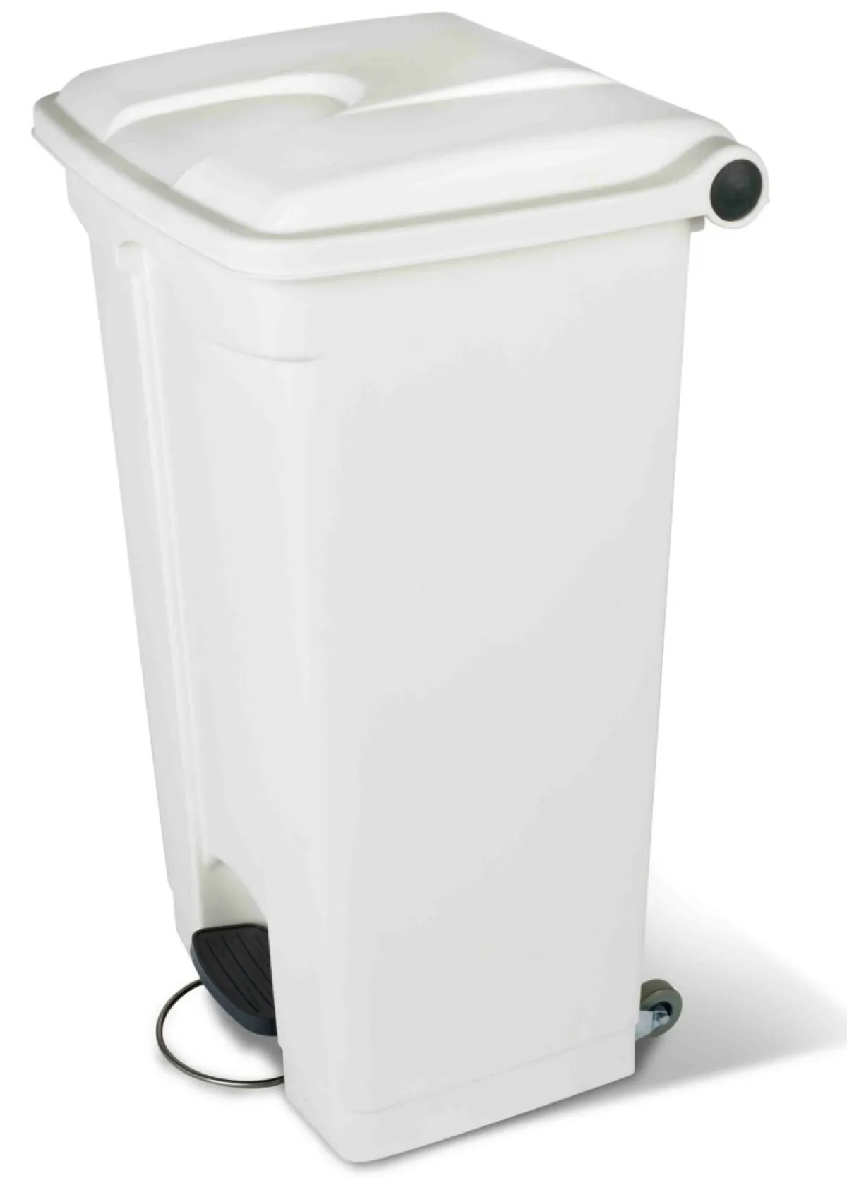 Collecteur à pédale plastique 90 L blanc - PROBBAX Clearance