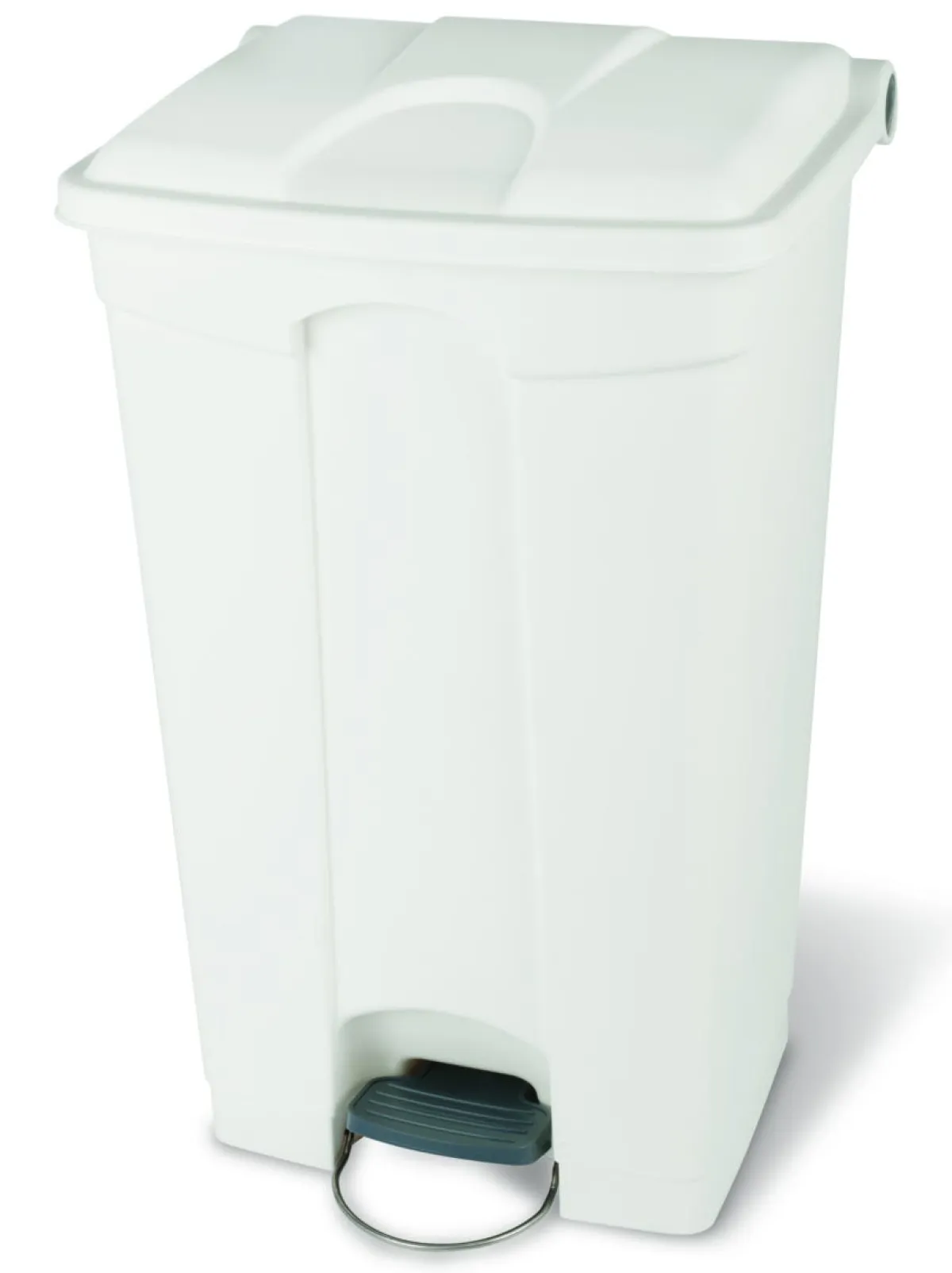 Collecteur à pédale plastique 90 L blanc - PROBBAX Clearance