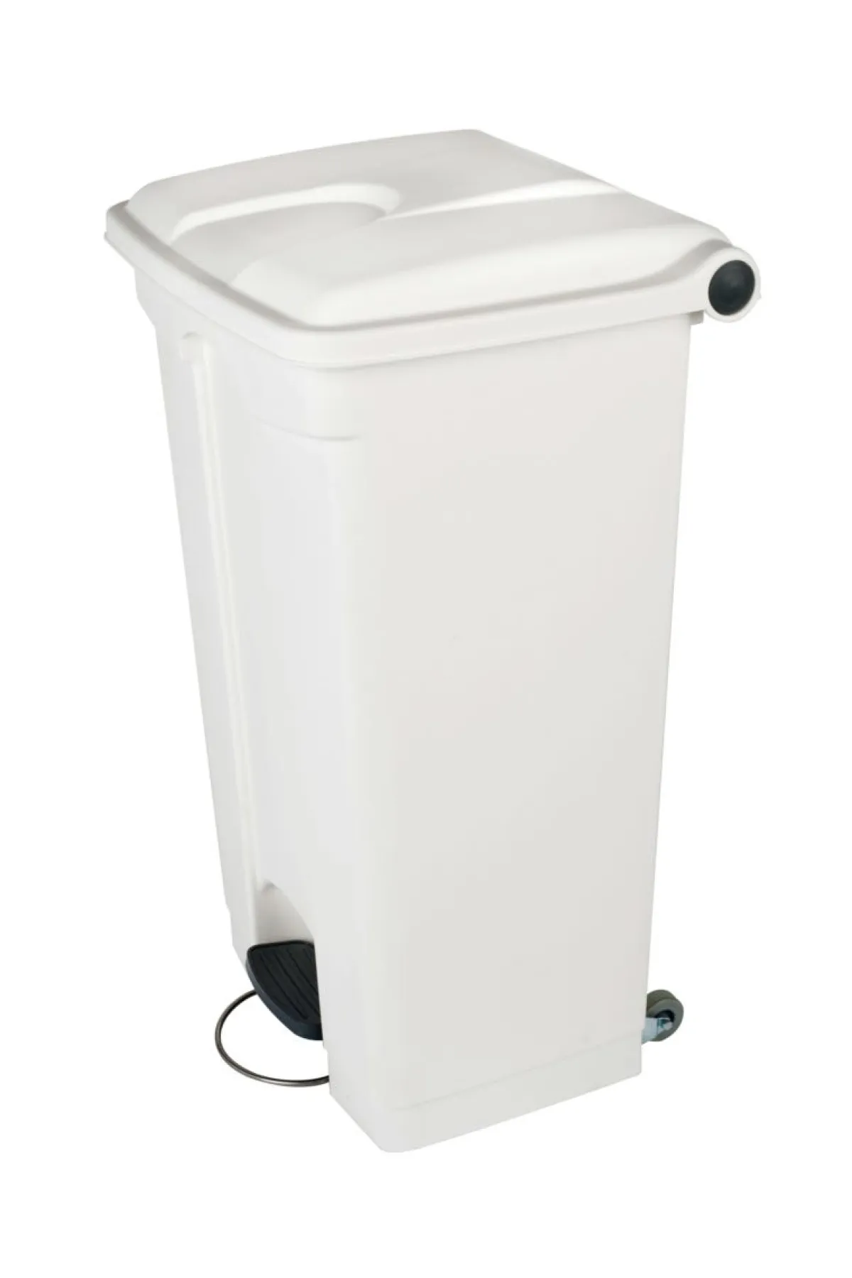 Collecteur à pédale plastique 90 L blanc - PROBBAX Clearance