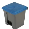PROBBAX Collecteur à pédale plastique 30 L gris