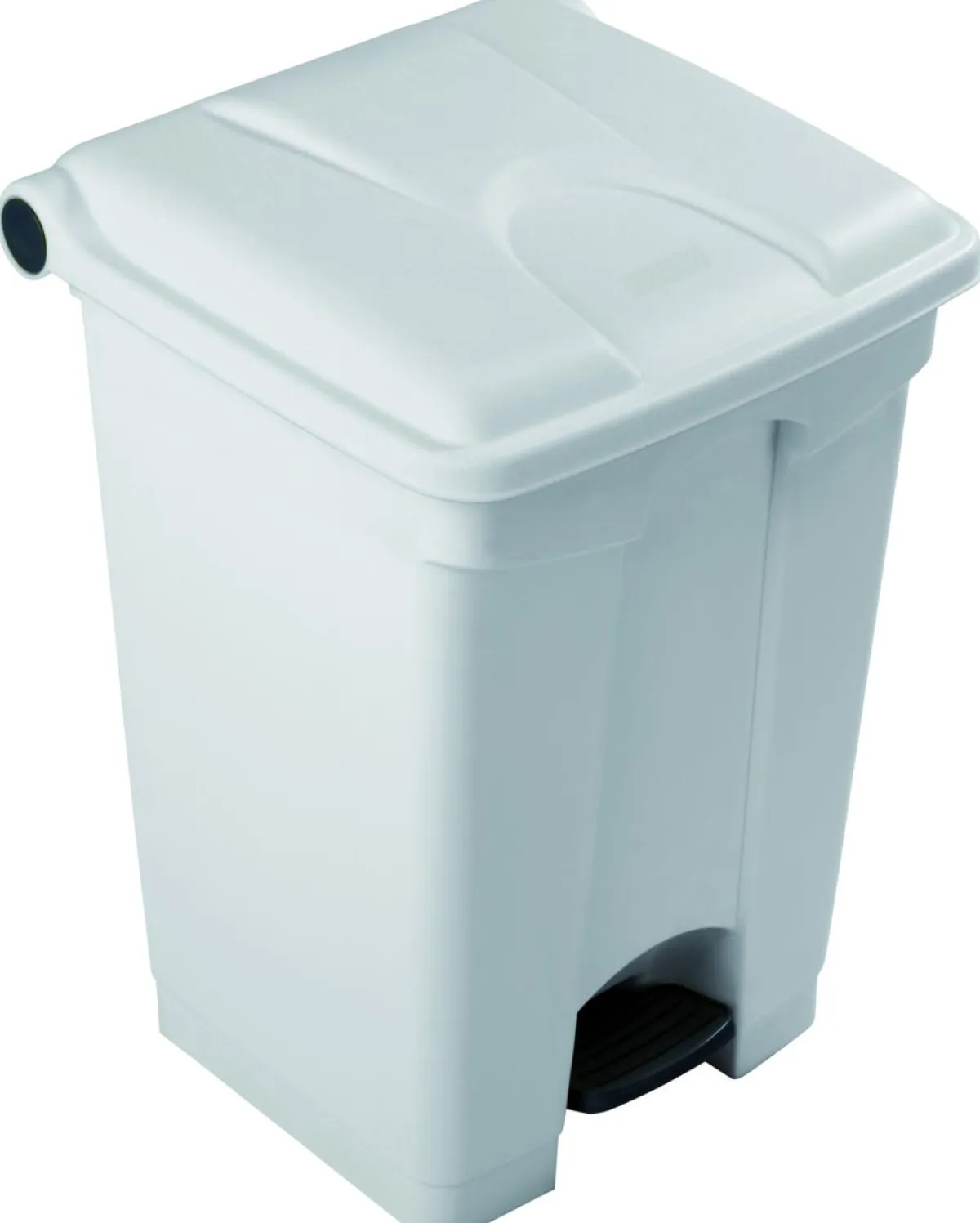 Collecteur à pédale plastique 45 L blanc - PROBBAX Discount