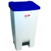 Collecteur à pédale plastique 120 L blanc - GILAC Sale