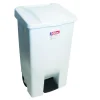 GILAC Collecteur à pédale plastique 120 L blanc Clearance