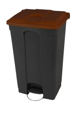 Collecteur à pédale plastique 30 L gris anthracite - PROBBAX