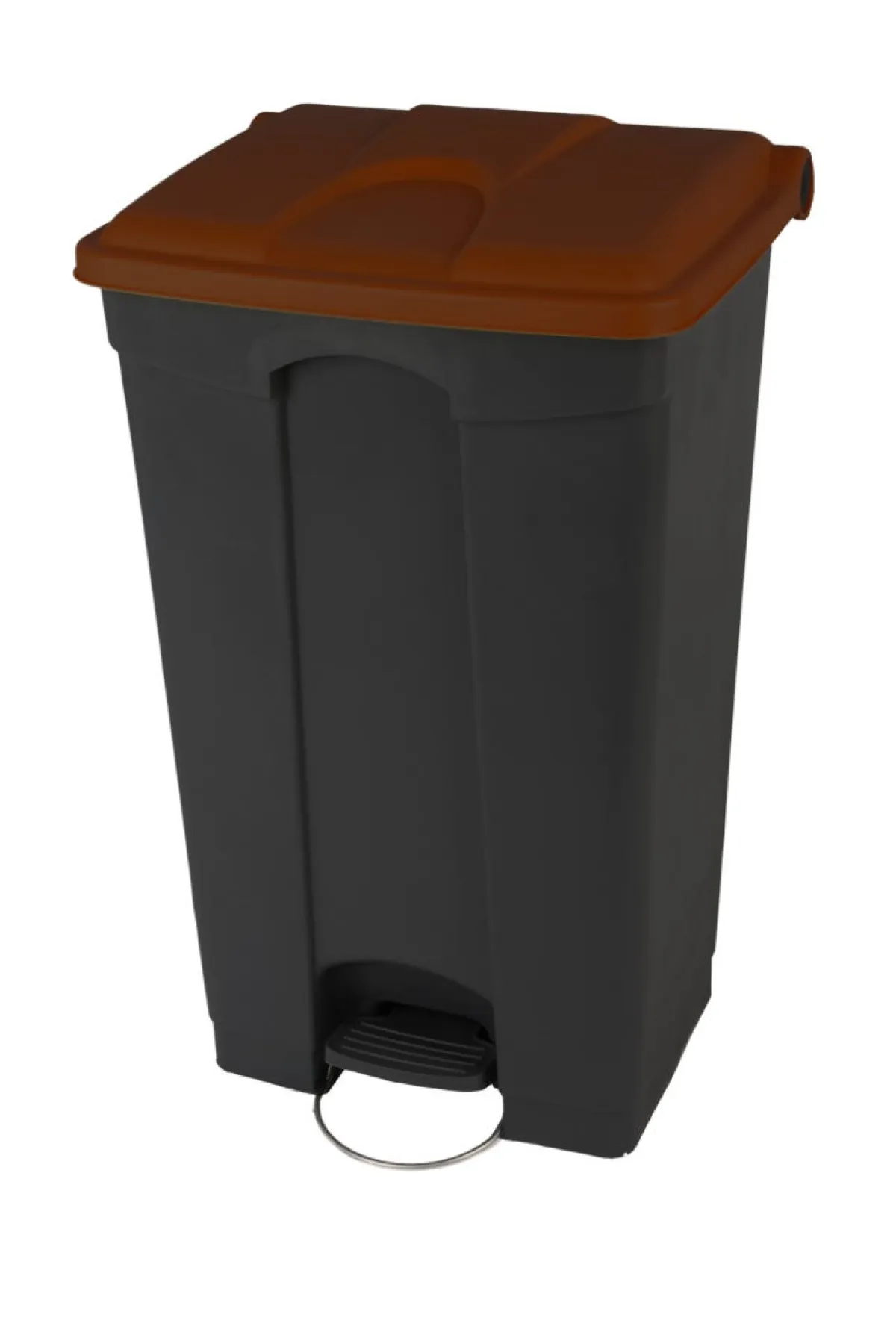 Collecteur à pédale plastique 30 L gris anthracite - PROBBAX
