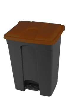 PROBBAX Collecteur à pédale plastique 70 L gris anthracite Discount