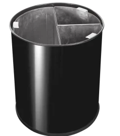 Collecteur tri acier 40 L noir - PROBBAX Sale