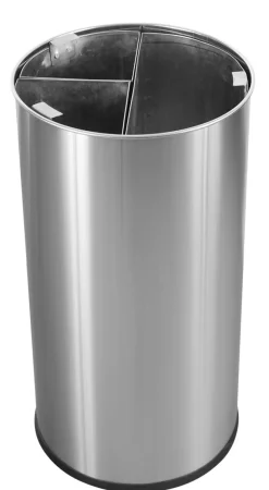 PROBBAX Collecteur tri inox 60 L argent Best