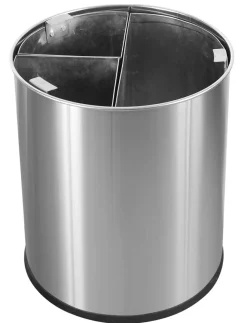 PROBBAX Collecteur tri inox 40 L argent Best