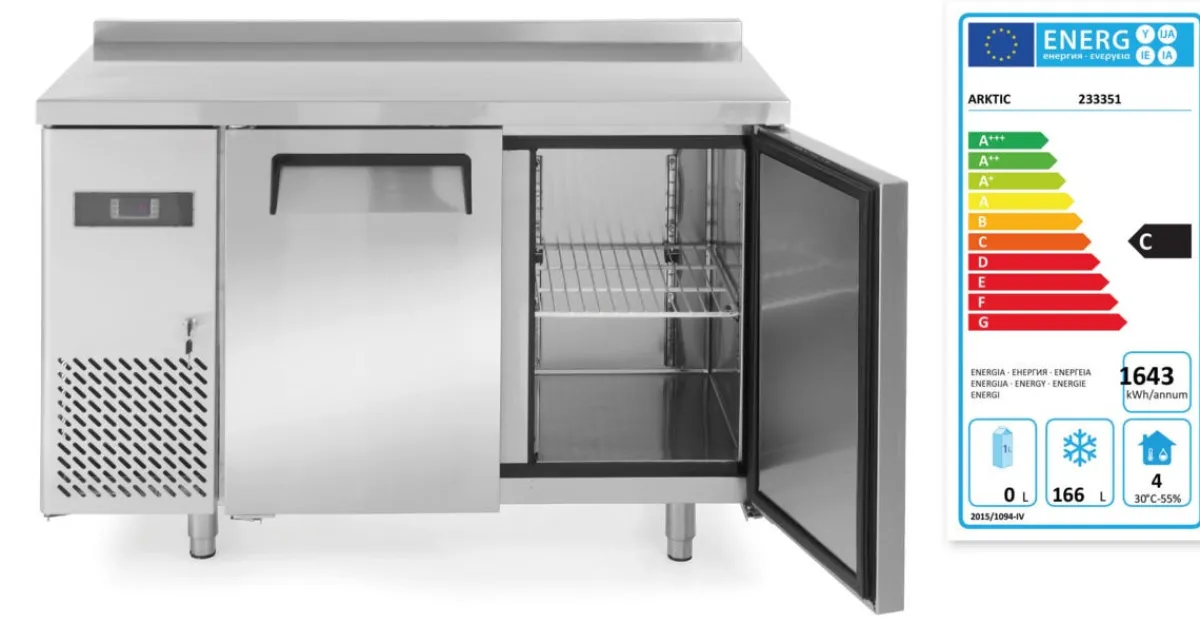 HENDI Congel compt 2p 220l kitchenline ix froid négatif 220 L 2 niveaux Clearance