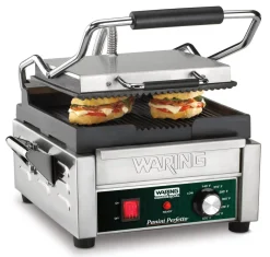 WARING Contact grill panini à plaque rainurée Perfetto Clearance