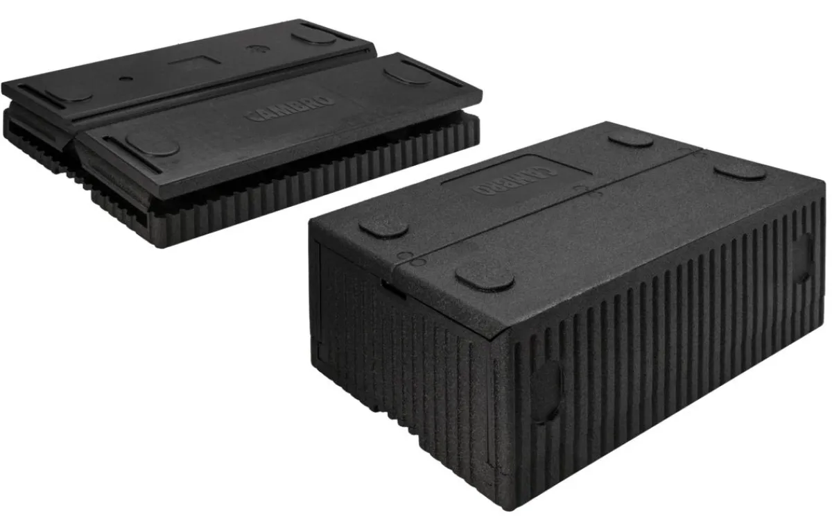 Conteneur isotherme pliable plastique 60x40x22,5 cm 34 L Cam Gobox - CAMBRO Discount