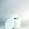 Conteneur plastique blanc Ø 49,5 cm 58,1 cm 76 L Sans couvercle Brute - RUBBERMAID Outlet