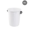 Conteneur Sans couvercle blanc plastique 52,5 cm 50 L fond plein parois pleines - GILAC Best