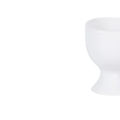 PRO.MUNDI Coquetier rond blanc porcelaine 6 cm Ø 5 cm Emotions Outlet
