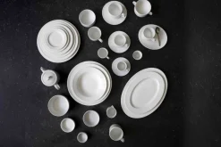 ACCOLADE Coquetier rond blanc porcelaine Ø 6,4 cm Presto