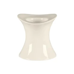 RAK Coquetier rond blanc porcelaine bone china Ø 8 cm Bravura