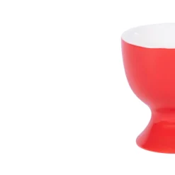 Coquetier rond rouge porcelaine Ø 5 cm Emotions - PRO.MUNDI Hot
