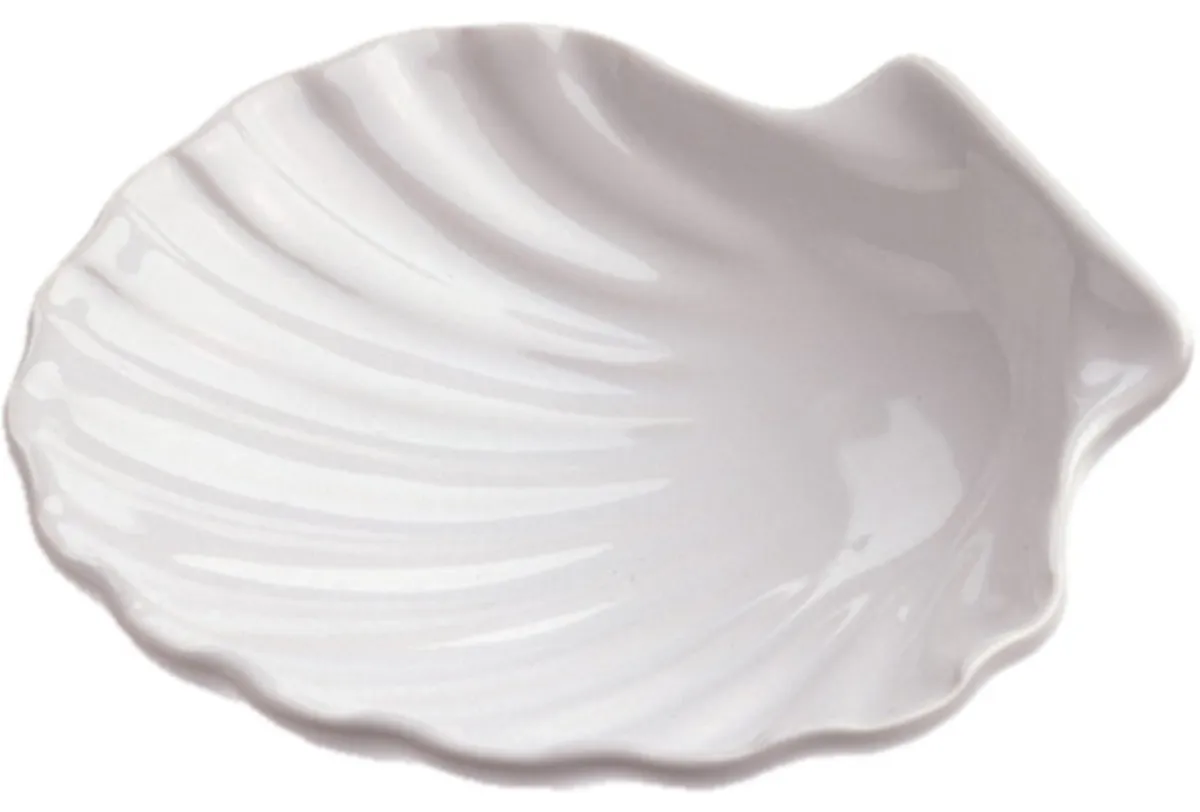 Coquille saint jacques rond blanc porcelaine culinaire Ø 13 cm French Classics - REVOL Online