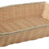 Aucune Corbeille beige polypropylène (pp) 40x28x8 cm Hot